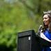 Miss Washtenaw County Marissa Cowens speaks at the Arborcrest Memorial Day Observance on Sunday, May 26. Daniel Brenner I AnnArbor.com 